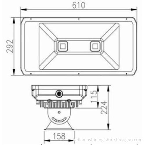 120W LED Tunnel Light